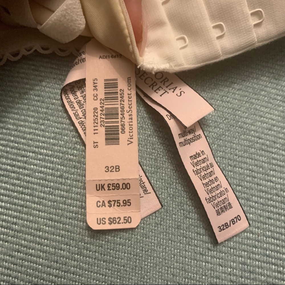 victoria’s secret strapless bra